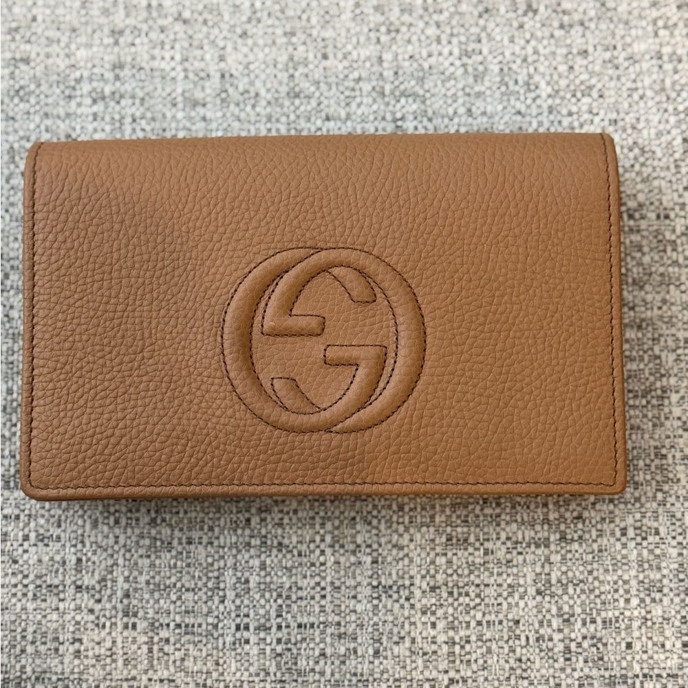 Gucci Soho Leather Wallet On Chain NWOT - Picture 3 of 10